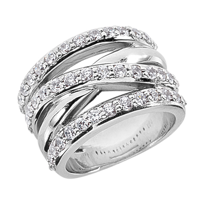 18K Orbit Diamond Ring • GOLDARA